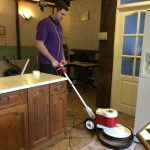 Tile floor cleaning in Essex for a client